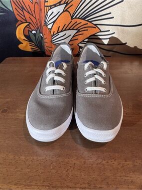 Keds Grey Canvas Sneakers
